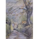 KATHLEEN PALUCA (20th Century), Framed Watercolour, signed, rural scenes. 37 cm x 26 cm.