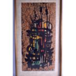 JOSEPH WEISS (b. 1916), Framed Lithographic Print, 6/6, "Papyrus Canes". 67 cm x 32 cm.