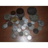 A COLLECTION OF OLD COINAGE in various forms. (qty)