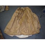 A 17TH/18TH CENTURY CONTINENTAL BEIGE SKIRT