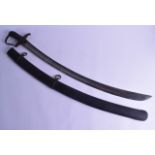 A LATE 18TH CENTURY 1796 LIGHT CAVALRY SWORD. 97 cm long.