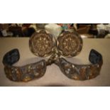 TWO PAIRS OF ANTIQUE SCONCES. (4)