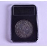 A CHINESE SILVER ONE DOLLAR COIN. 26.7 grams.