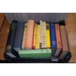 TWO CRATES OF ASSORTED VINTAGE BOOKS. (qty)