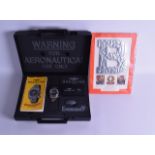A GOOD CASED BREITLING 'EMERGENCY' WRISTWATCH with original case, papers, tools & associated