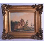 SCOTTISH SCHOOL (Early 20th Century), Framed Watercolour, unsigned, castle in a landscape. 19 cm x