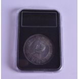 A CHINESE SILVER ONE DOLLAR COIN. 26.9 grams.