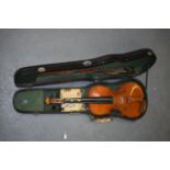 AN ANTIQUE VIOLIN.