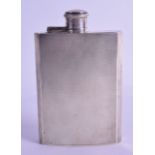 A GEORGE VI SILVER HIP FLASK. Birmingham 1940. 6 oz. 14 cm high.