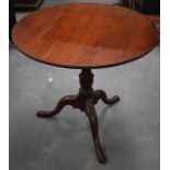 A GEORGE III STYLE TILT TOP TABLE. 80 cm diameter.