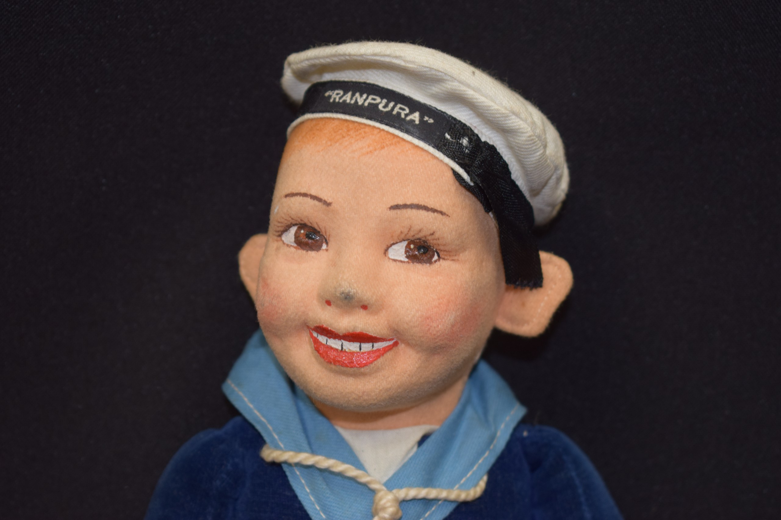 A 1930~2 NORAH WELLINGS DOLL, formed as a sailor boy. 36 cm long. - Image 3 of 3