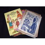 A QUANTITY OF VINTAGE ,MAGAZINES AND PAPER DOLLBOOKS, including Kate Greenaway & Marilyn Henry. (