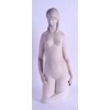 A VERY UNUSUAL BOXED LLADRO PORCELAIN FIGURE OF A NUDE FEMALE TORSO. 32.5 cm high.