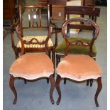 A GROUP OF FOUR ANTIQUE CHAIRS, of varying style. (4)