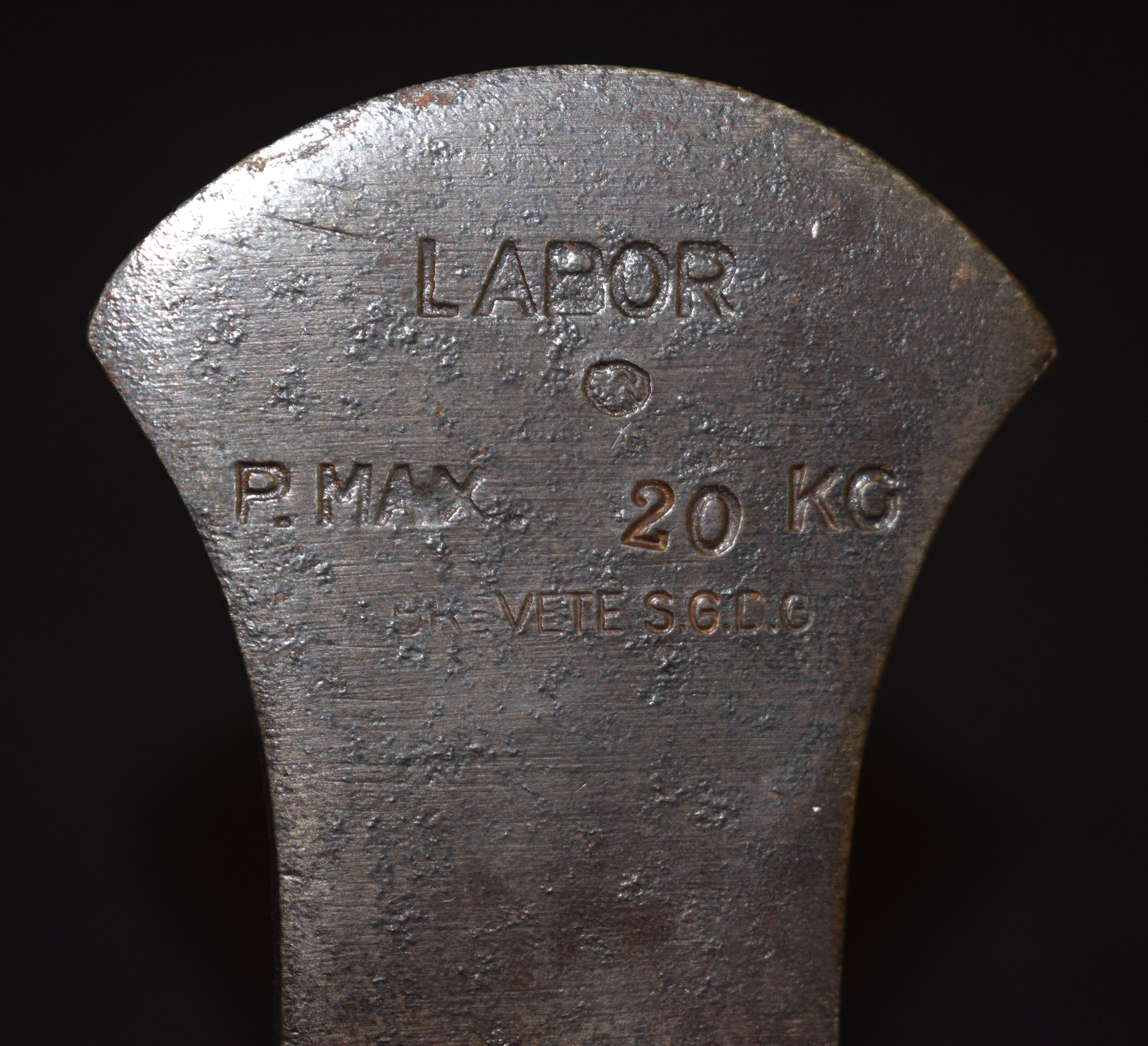 VINTAGE IRON HANGING BALANCE SCALES. 46 cm long. - Image 2 of 2