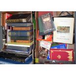 TWO BOXES OF BOOKS, mostly reference books. (qty)