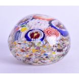 A MURANO VENETIAN COMPAGNIA MILLEFIORE PAPERWEIGHT. 5.75 cm wide.