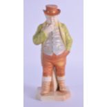 Royal Worcester figure of the Englishman, John Bull from the Countries of the World in prismatic