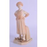 Royal Worcester figure of the Hindu from the Countries of the World painted in rare blush ivory