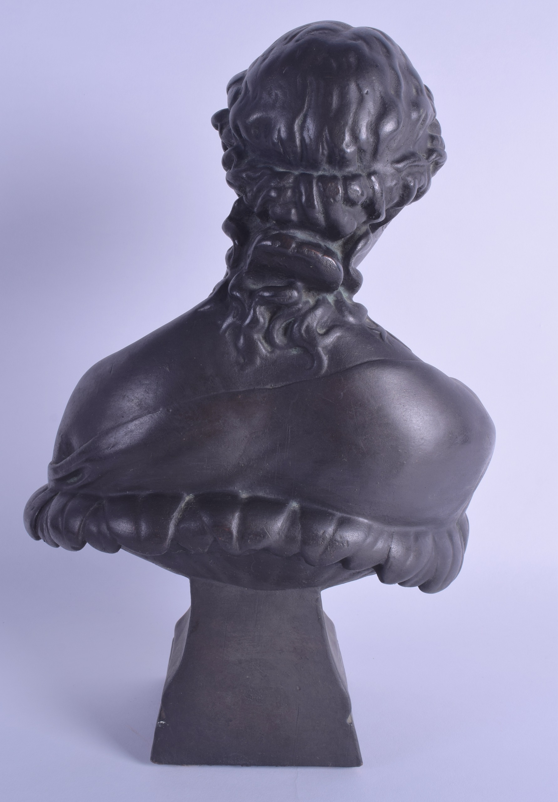 19th c. Victorian bronzed figure of Clitie. 37cm High - Image 2 of 2