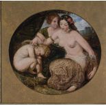 ATTRIBUTED TO WILLIAM ETTY (1787-1849), Venus and Cupid, oil on canvas laid on board, unsigned,
