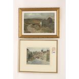 JOSEPH PIGHILLS (1902-1984), "Changegate Haworth", oil on board, signed, inscribed verso and dated