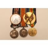 A FAMILY OF FIRST WORLD WAR MEDALS FOR J. W. WILSON, comprising a Military Medal "FOR BRAVERY IN THE