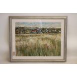 TONY BRUMMELL SMITH (b.1949), "Norfolk Landscape", pastel, signed, inscribed verso and dated 1998,
