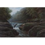 WILLIAM MELLOR (1851-1931), The Strid, Bolton Abbey, oil on canvas, signed, inscribed verso and date