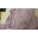 Sir Laurence Olivier, mauve dress shirt, signed in felt tip pen Provenance: Sir Laurence was