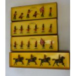 Four Britains Sets 8832 15th Ludhiana Sikhs (six pieces), 8810 Grenadier Guards (six pieces), 8833