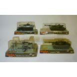 683 Chieftain Tank, 662 Static 88mm Gun with crew, 692 Leopard Tank, 694 Tank Destroyer, all