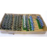 A collection of Blue Box 60mm metal figures comprising sixty German 2nd World War Officers, various,