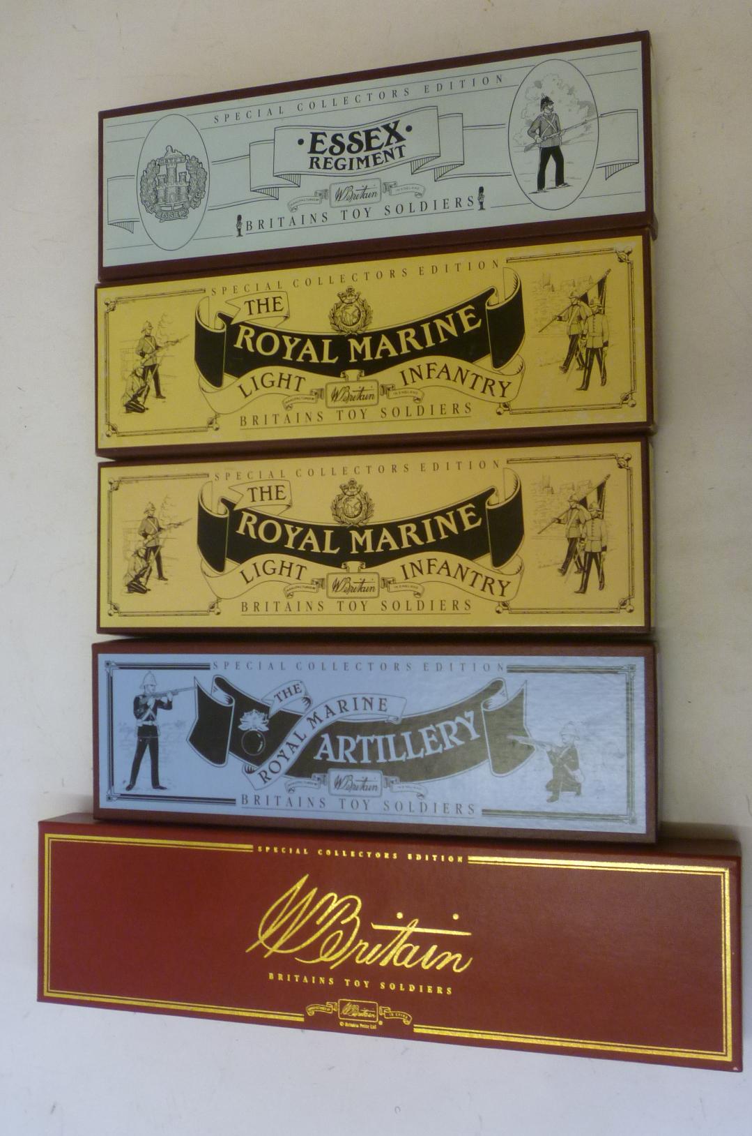 Five Britains Special Collectors Edition Sets 00126 Royal Scots Marching (eight pieces), 8801 - Image 2 of 2
