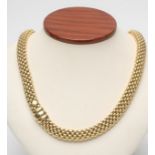 A FOPE 18CT GOLD CHAIN NECKLACE from the "Profili" collection, 17 1/4" long, 69g (Est. plus 18%