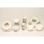 A GRIMWADES POTTERY BEATRIX POTTER "PETER RABBIT" PART TEA SET, 1920's, printed in colours with