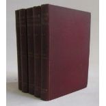 FAMILIAR GARDEN FLOWERS, F Edward Hulme, Shirley Hibberd, Cassell, 5 Volumes, burgundy cloth, top