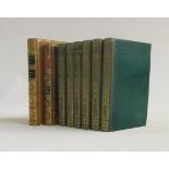 BRONTE WORKS IN RIVIERE BINDINGS, Jane Eyre etc, c1920, 6 Volumes, Robert Riviere bindings in