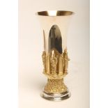 A SILVER GOBLET to match the previous two lots, no. 118 of 500, 6 1/2" high, 12ozs 14dwts, with