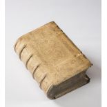 BLIND-STAMPED PIGSKIN, 16th century binding: Symbolorum Imperatoriorum, Nicholas Reusner, Frankfurt,