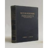 MOTOR BODYWORK, Herbert J Butler, 1924, W R Howell, handsomely bound in blue buckram (Est. plus