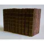 THE WORKS OF ALEXANDER POPE ESQ, in Nine Volumes Complete, 1751, J and P Knapton, H Lintot etc. 19th