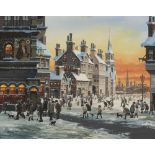 BRIAN SHIELDS "BRAAQ" (1951-1997), "Only Ten Bob for Me Dad's Best Suit", oil on canvas, signed,