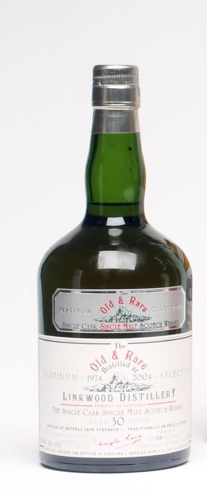 One 70cl. bottle 1974 Linkwood Old & Rare Single Malt, bottled 2004, (1 of 268 bottles), 43%,