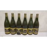 Six bottles 1989 Montlouis Vieilles Vignes Des Liards St Martin, seals and levels good (Est. plus