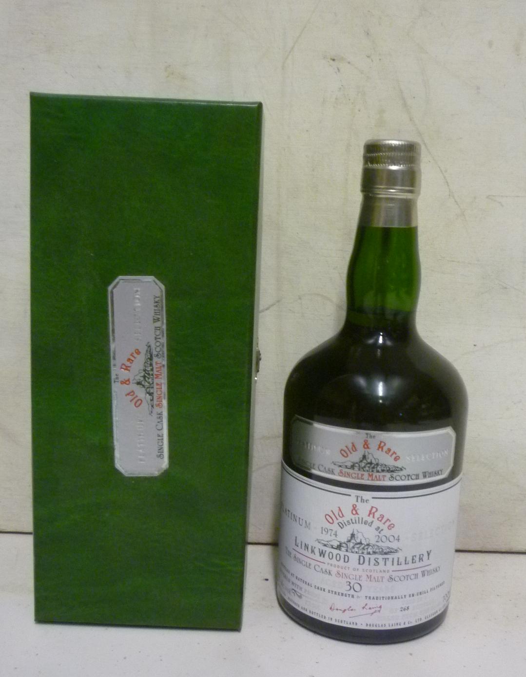 One 70cl. bottle 1974 Linkwood Old & Rare Single Malt, bottled 2004, (1 of 268 bottles), 43%, - Image 2 of 2