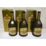 Three bottles Renault VSOP Cognac, boxed (Est. plus 18% premium inc. VAT)