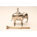 DUKE OF WELLINGTON'S WEST RIDING REGIMENT, an EPNS novelty table lighter in the form of an