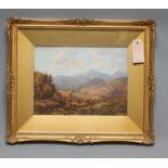 J. JEROME MILLER (19th/20th Century), The Cumberland Hills, oil on canvas, signed 9" x 12", original