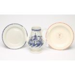 A WEDGWOOD CREAMWARE ARMORIAL DISH, c.1790, of plain shallow circular form centred by an armorial of